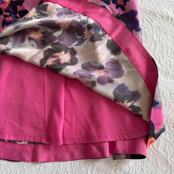 J. Crew Collection A-line silk twill skirt in watercolor floral - Picture 6 of 10